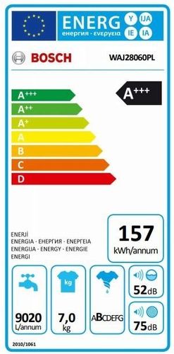Pralka BOSCH A+++ 59.8 cm ActiveWater WAJ28060PL na Arena.pl