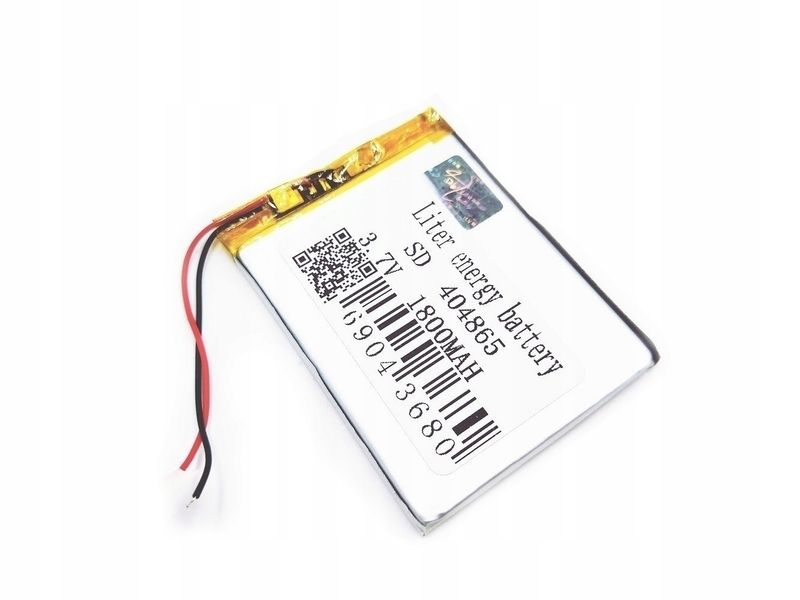 Akumulator Li-Poly 1800mAh 3.7V 404865 zdjęcie 1
