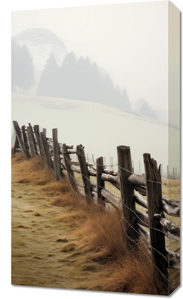 Obraz 40x70cm Spowity Mgłą zdjęcie 1