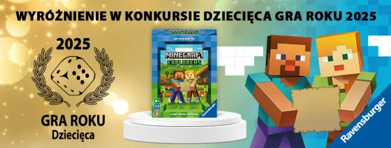 Minecraft Explorers - kooperacyjna gra karciana towarzyska Wersja podróżna zdjęcie 9