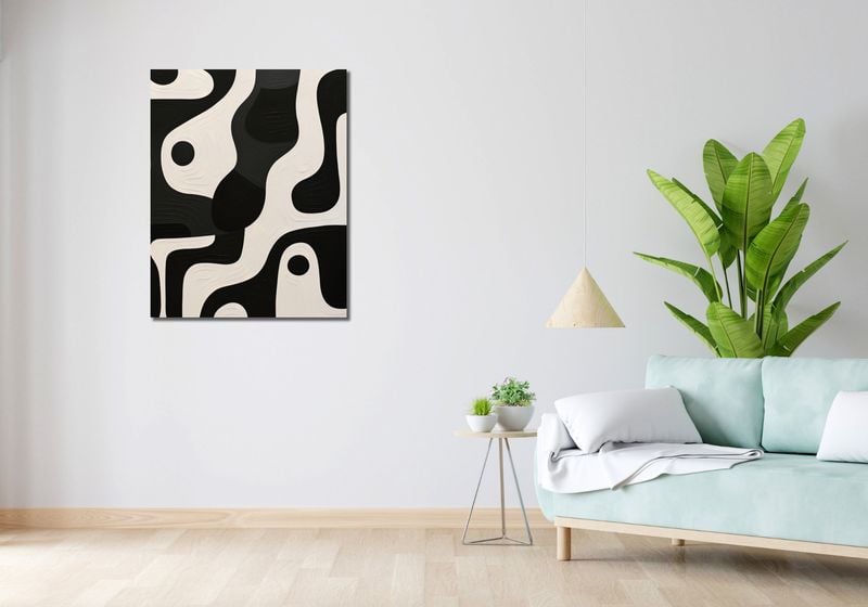 Obraz 70x90cm Kontrastowa Harmonia zdjęcie 2