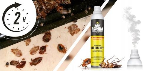 2X BOMBA ŻÓŁTA NA PLUSKWY RYBIKI PCHŁY PRUSAKI NA 40M2 DELTACAPS FORTE na Arena.pl