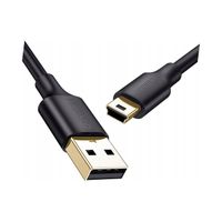 Kabel USB 2.0 UGREEN US13210355B, męski, mini USB, 1m (czarny)