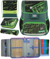 TORNISTER SZKOLNY HERLITZ LOOP PLUS PIŁKA NOŻNA ZESTAW KLASA 1-3