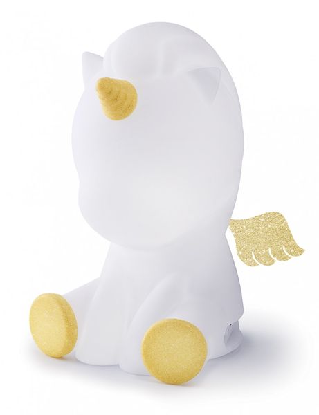 BIGBEN LUMINUS LAMPKA NOCNA LED Z BEZPRZEWODOWYM GŁOŚNIKIEM BLUETOOTH – JEDNOROŻEC GOLD EDYCJA LIMITOWANA, 8BBTLSUNICORNGOLG zdjęcie 1