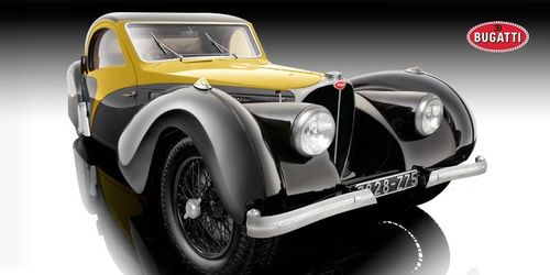 BAUER MODELS Bugatti Type 57SC Atalante 1937 (yellow) na Arena.pl