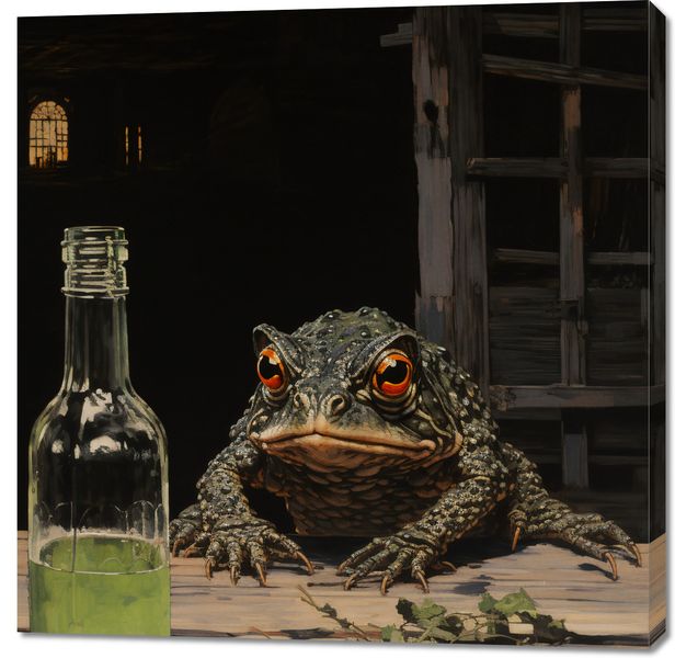 Obraz 100x100cm Oczekiwanie w Półmroku zdjęcie 1