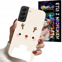 ETUI CASE DO SAMSUNG S22 PLUS - ŚWIĄTECZNE WZORY RENIFER MIKOŁAJ ŚWIĘTA