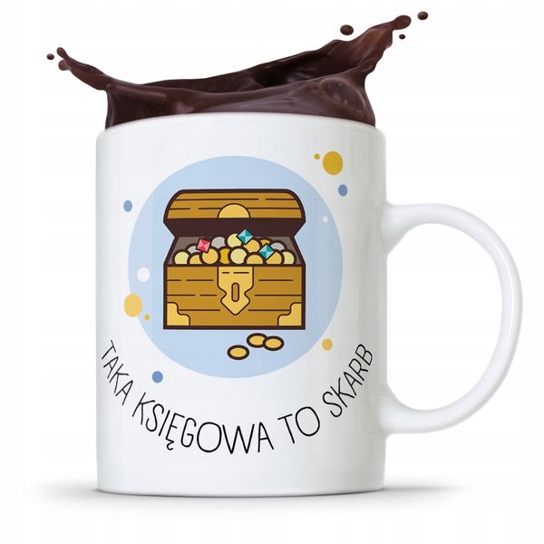 Kubek Księgowej Księgowego Taka Księgowa To Skarb Z Nadrukiem Ze Zdjęciem zdjęcie 1