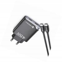 Szybka ładowarka 45W 2 porty z długim kablem 2m do Motorola Edge 60 Fusion