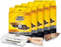 PUŁAPKA LEP NA MOLE SPOŻYWCZE KUCHENNE ODZIEŻOWE UBRANIOWE 2W1 10 SZT