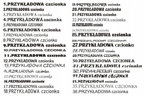 LITERY cyfry samoprzylepne NAPISY naklejki z folii na Arena.pl