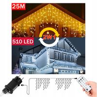 SOPLE LED 510 LAMPKI BIAŁE CIEPŁE 25M ZEWNĘTRZNE IP44