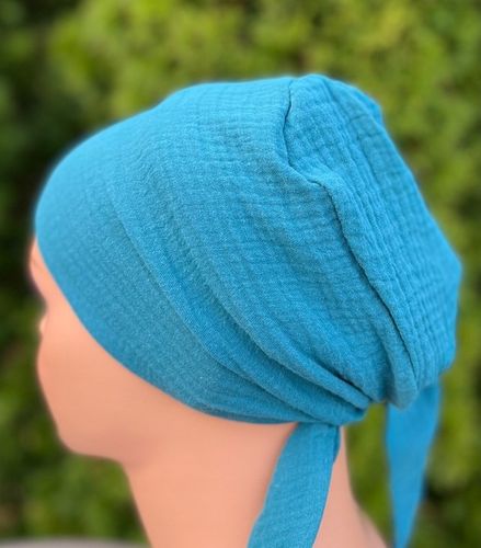 Chustka damska Aga 005 z muślinu turban wiosenny także po chemioterapii na Arena.pl