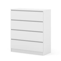 Komoda MAJA S4 90 cm biały mat 4 szuflady