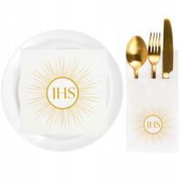 Dekoracje Komunijne Na Stół Serwetki Ozdoby Zestaw Komunijny Komunia Święta