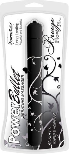 Wibrator - PowerBullet Breeze Flow Black Czarny na Arena.pl