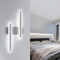 KINKIET BIAŁY LAMPA LINIOWA SCIENNA LED 6000K NOWOCZESNA DO SALONU 3600LM