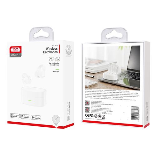 XO słuchawki Bluetooth G10 TWS białe na Arena.pl