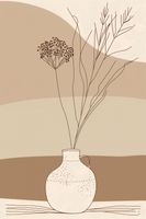 Plakat 61x91,5cm Kojący Wazon