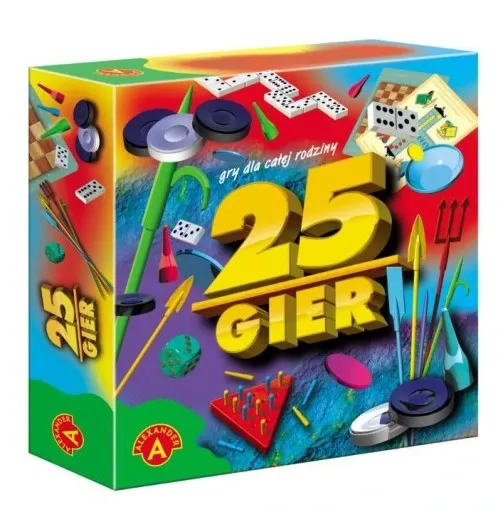 GRA ZESTAW 25 GIER PLANSZOWYCH Alexander zdjęcie 1