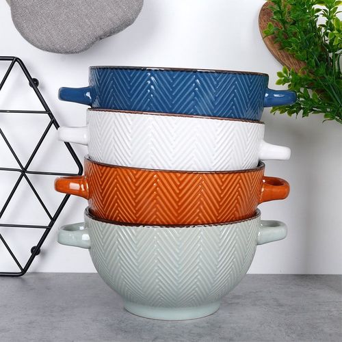 Miseczki ceramiczne 620 ml 4 szt. na Arena.pl