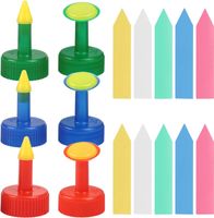 Zestaw 16 Etykiet do Roślin z Nasadkami do Butelek