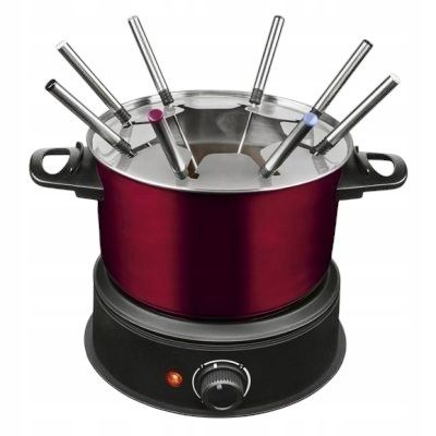 ZESTAW DO FONDUE FOUNDE ELEKTRYCZNY GARNEK DLA 8 OSÓB 1500W 3L 8 X WIDELEC na Arena.pl