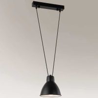 LAMPA wisząca MASAMI 7948 Shilo metalowa OPRAWA loftowy zwis czarny