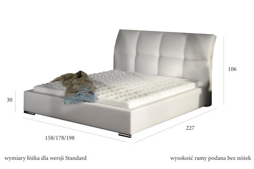 Łóżko Tapicerowane MILO 180x200 na Arena.pl