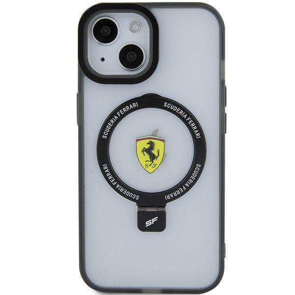 Etui Ferrari do iPhone 15 Plus, iPhone 14 Plus, Czarny MagSafe zdjęcie 3