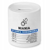 Dla Niani Opiekunki Prezent Skarbonka Stawka Z Nadrukiem Ze Zdjęciem