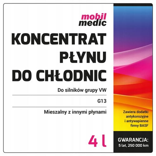KONCENTRAT DO CHŁODNIC G13 4L - 35°C MOBIL MEDIC na Arena.pl