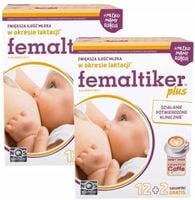 Femaltiker Plus smak caffe latte LAKTACJA KARMIENIE Nutropharma 2x14 sasz.