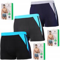 MAJTKI BOKSERKI MĘSKIE BAMBUSOWE WYGODNE KLASYCZNE ZESTAW 3 SZTUK MORAJ M