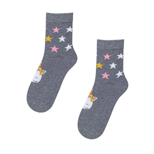 SKARPETKI WZOROWANE 6-11 LAT 30-32 wzór - dziewczynka na Arena.pl