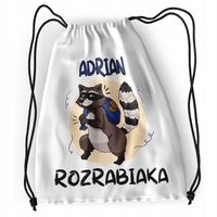 Plecak Sportowy Szkolny Dla Adriana Syna Dziecka Z Nadrukiem Ze Zdjęciem