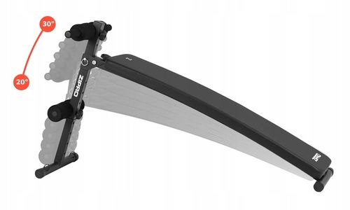 Ławka Treningowa Skośna Ławeczka Składana Regulowana do ćwiczeń Zipro Slant na Arena.pl