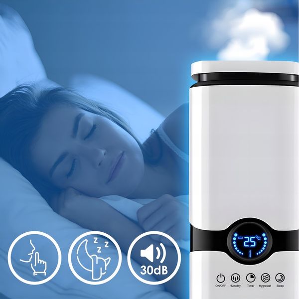 NAWILŻACZ POWIETRZA JONIZATOR AROMATERAPIA 3w1 DOTYKOWY WYŚWIETLACZ + PILOT zdjęcie 10