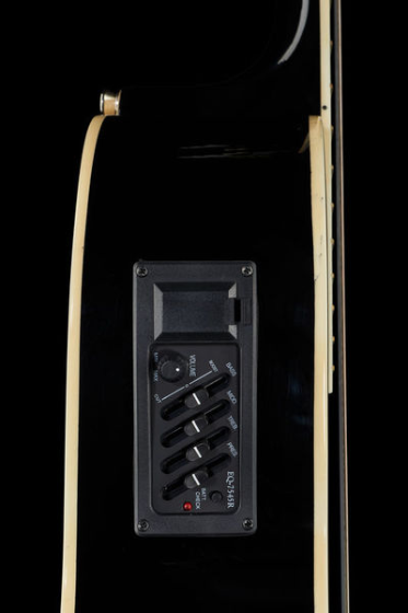 Gitara elektroklasyczna klasyczna 4/4 Czarna Harley Benton CG200CE-BK zdjęcie 13