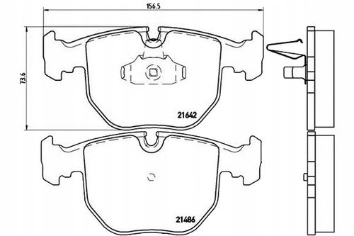 KLOCKI HAM BMW 7 (E38) BREMBO na Arena.pl