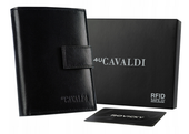 skórzany portfel męski z systemem rfid - 4u cavaldi