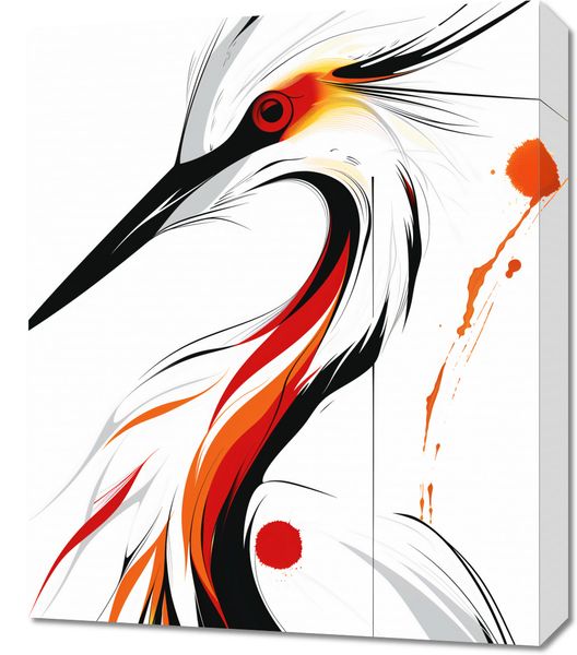 Obraz 50x60cm Bocian zdjęcie 1