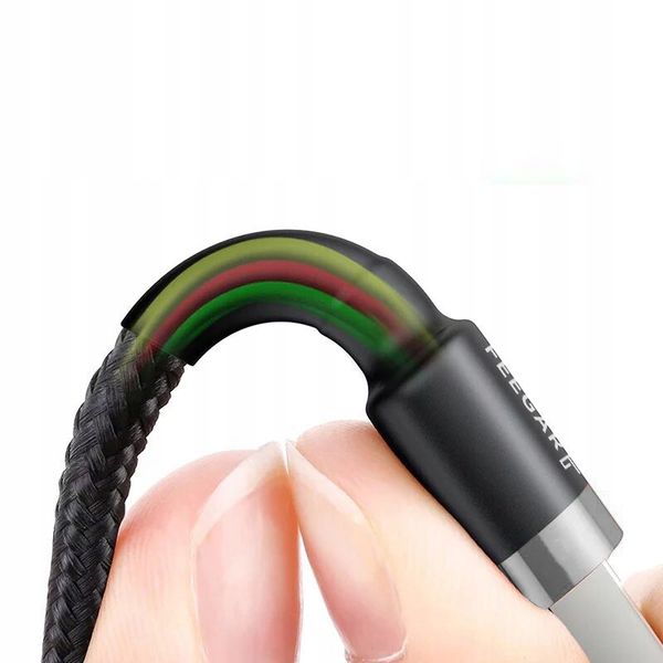 Feegar Evolution Kabel USB-C Typ-C 100W 5A PD Quick Charge 3.0 Nylon zdjęcie 13