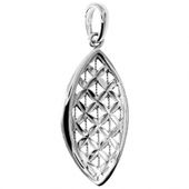 SREBRNY WISIOREK AŻUROWY SREBRO PRÓBY 925