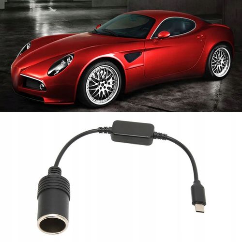 ADAPTER ZAPALNICZKI SAMOCHODOWEJ 5V USB C DO 12V na Arena.pl