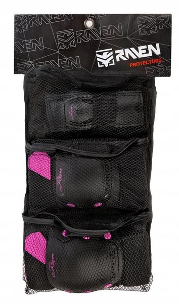 Ochraniacze RAVEN Dexard Black/Pink M zdjęcie 3