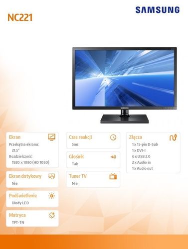 Samsung 22'' NC221 na Arena.pl