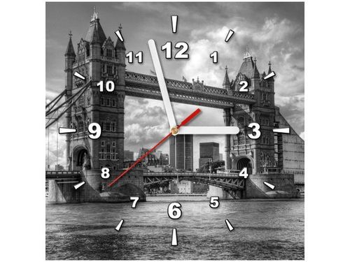 30X30CM ZEGAR TOWER BRIDGE OBRAZ DREWNO na Arena.pl