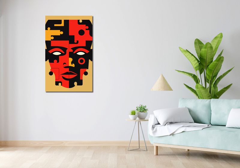 Obraz 60x100cm Puzzle Tożsamości zdjęcie 2